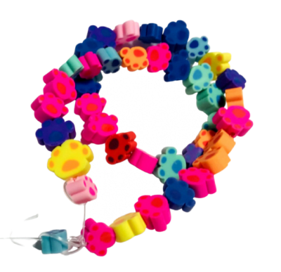 Tira Pucca Huella Perrit Perforada Colores 1 cm (Tira)1