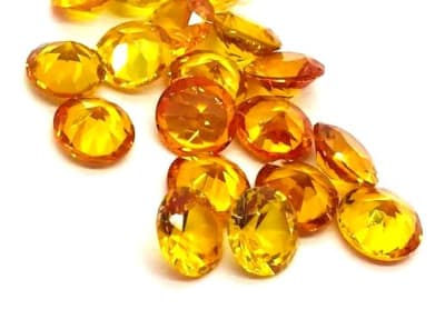 4mm Topacio Sintético Dark Gold Redondo (Un)