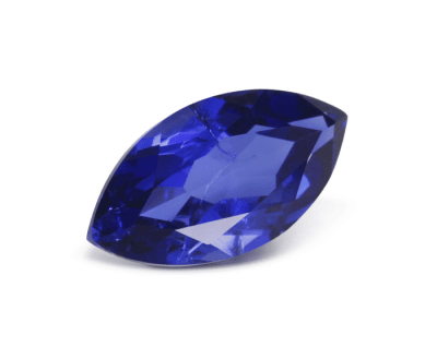 8x4mm Zafiro Azúl Sintético Marquis-Nave (Un)1