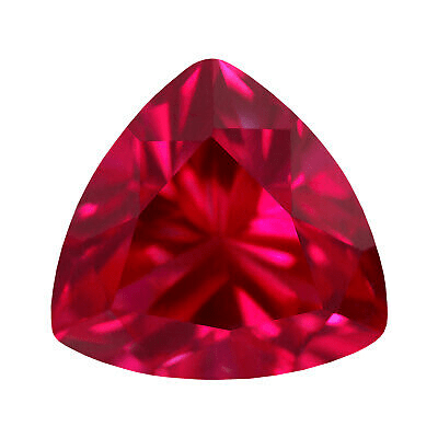 5x5mm Rubí Sintético Triángulo (Un)1