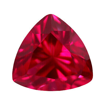 4x4mm Rubí Sintético Triángulo (Un)
