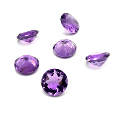 3.50mm Circón Amatista Redondo (Un)