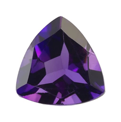 6x6mm Circón Amatista Triángulo (Un)