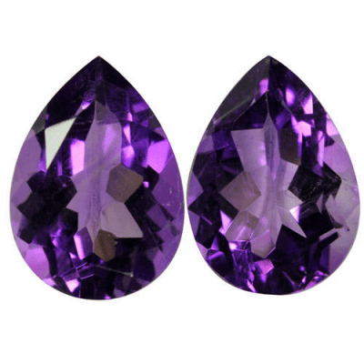 10x8mm Circón Amatista Gota (Un)1