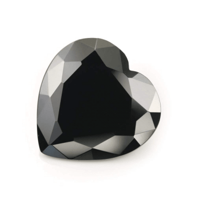 6x6mm Onix Corazón (Un)