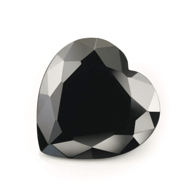 5x5mm Onix Corazón (Un)