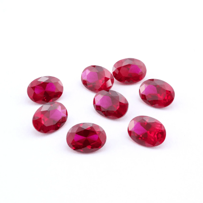 5x3mm Rubí Sintético Oval (Un)