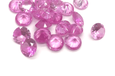 3.5mm Rosa Francia Sintética Redondo (Un)