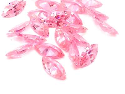 7x3.5mm Circón Rosa Francia Marquis-Nave (Un)