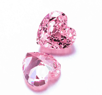 7x7mm Circón Rosa Francia Corazón (Un)