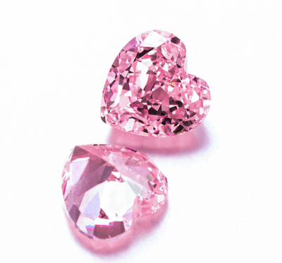6x6mm Circón Rosa Francia Corazón (Un)
