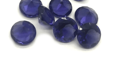 6mm Amatista Glass Redondo (Un)