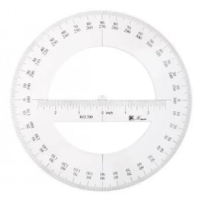 Transportador Plástico 360º (Unidad)1