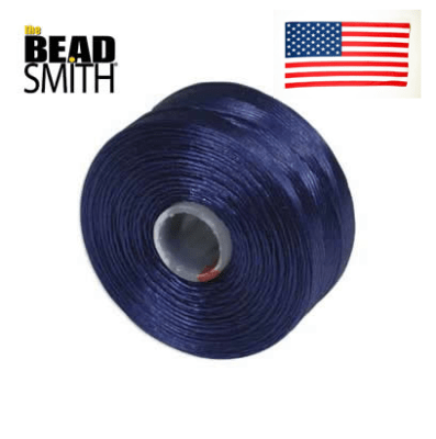 Hilo para Bisutería Nymo Royal Blue S-Lon by BeadSmith (Rollo 68 Mt)1