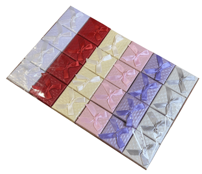 Estuche Anillo Cartón Colores (24 Unidades)