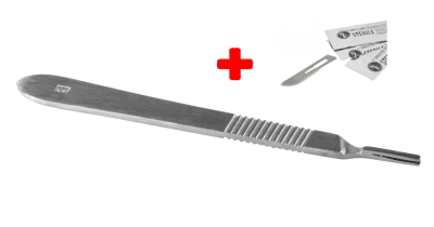 Mango Metal + Bisturí (Set)