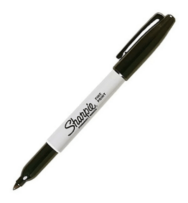 Lápiz Sharpie Dibujar Sobre Metal (Unidad)