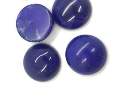 16mm Lapislázuli Reconstituído Coubuchón Redondo (Un)1