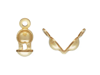 Tapanudo Baño Oro 18k Doble (Par)