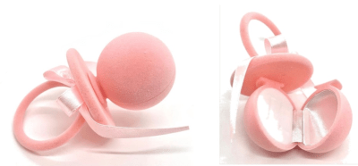 Estuche Anillo Chupete Rosado (Unidad)