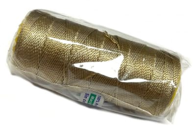 Hilo Macrame 100% Poliester Café A1193 (Rollo 50 Gramos)1