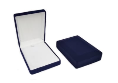 Estuche Collar Terciopelo Azúl 2,5 x 9 cms (Unidad)