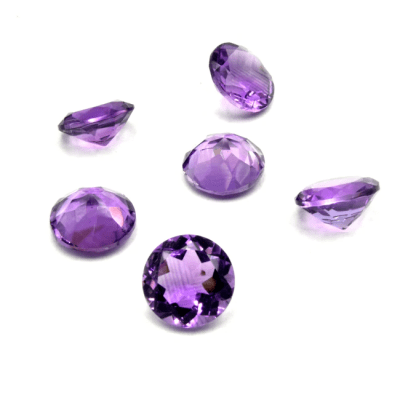 2.0mm Circón Amatista Redondo (Un)