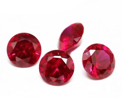 3.0mm Rubí Sintético Redondo (Un)1