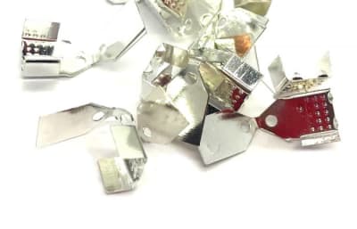 Terminal Gris Cuadrado Corrugado 8x5mm (10 Pares)1