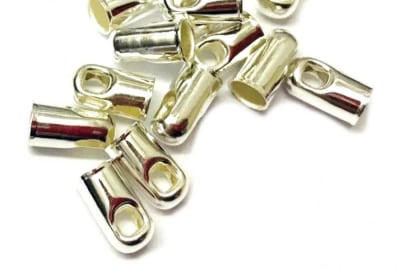 Terminal Plateado 3mm (10 Pares)