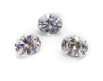 18x13mm Circón Blanco Oval (Un)