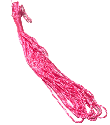 Hilo Macramé Trenzado Rosa Intenso 2mm (Rollo)