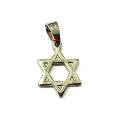 Colgante Acero Quirúrgico Estrella de David 20mm Nº26 (Un)1