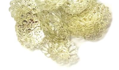 Casquete Plateado Fancy 8 a 10mm (10 Pares)1