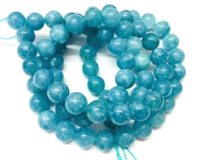 Jade Azúl Natural Redondo 6mm (Tira)1