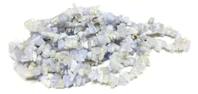 Agata Blue Lace Natural Chips (Tira)