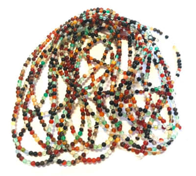 Agata Mix Natural Redondo 2mm (Tira)