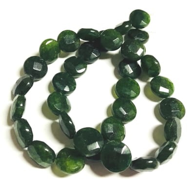 Agata Natural Verde Coin 12mm Facetada (Tira)