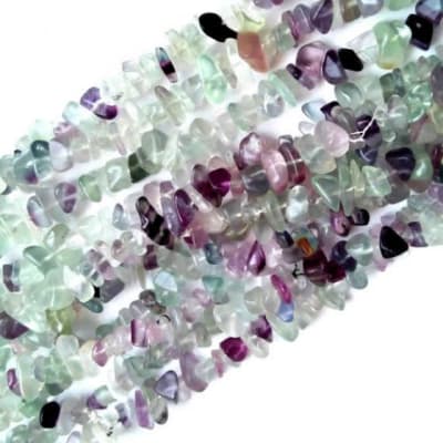Fluorita Natural Chip XL (Tira)