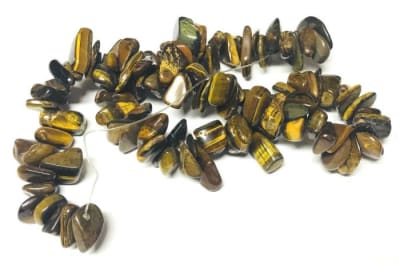 Ojo de Tigre Natural Nugget Hawaii (Tira)
