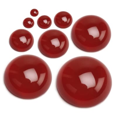 6mm Agata Roja Coubuchón Redondo (Un)1