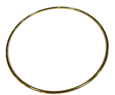 Base Metal Dorada Redonda Atrapa Sueños y Otros 15cms (Unidad)