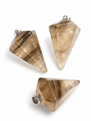 Colgante Cuarzo Rutilado Péndulo 4cms (Unidad)