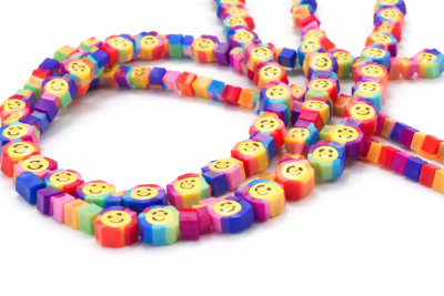 Tira Pucca Flores Perforada Colores 1 cm (Tira)