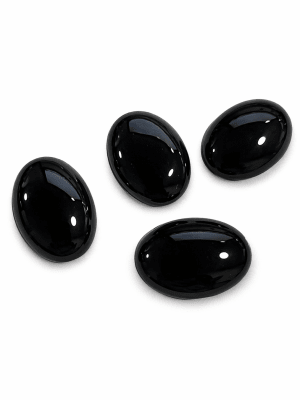 5x3mm Onix Coubuchón Oval (Un)