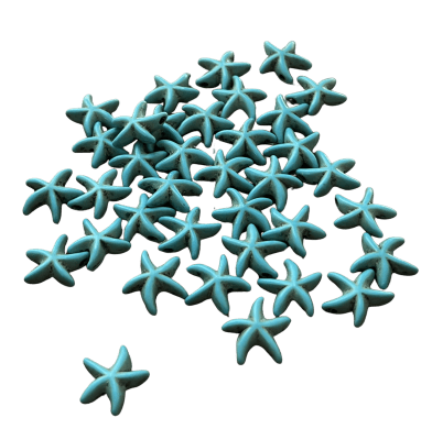 Estrella de Mar Turquesa 13mm (10 Unidades)