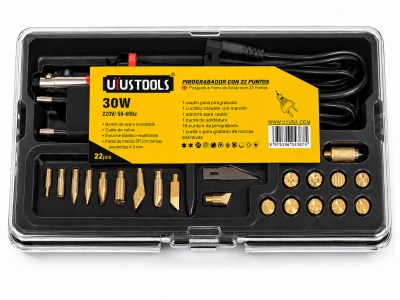 Pirograbador 22 Puntas 30W (Set)