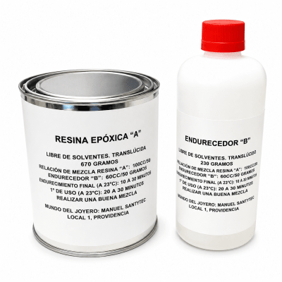 Set Resina Epóxica + Endurecedor Líquido (Set)1