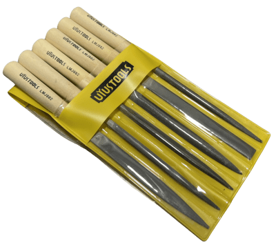 Set 6 Limas Matricera: Mango Madera (Set)