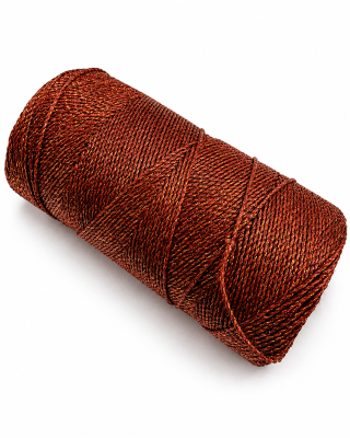 Hilo Poliéster Encerado Copper Brillante (10 Metros)